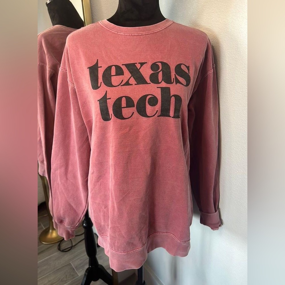 Texas Tech Comfort Colora Pullover